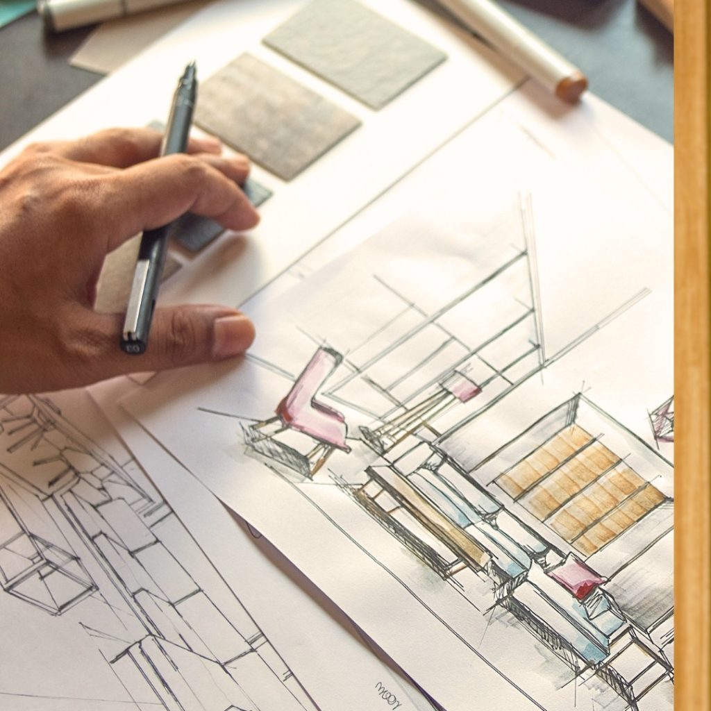 Bocetos Num interiorismo, proyectos de reforma