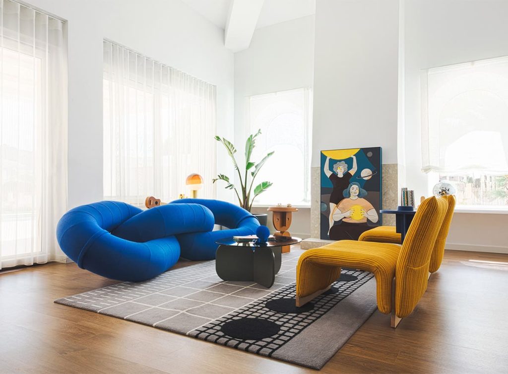 Sofá Link texturas muebles con personalidad