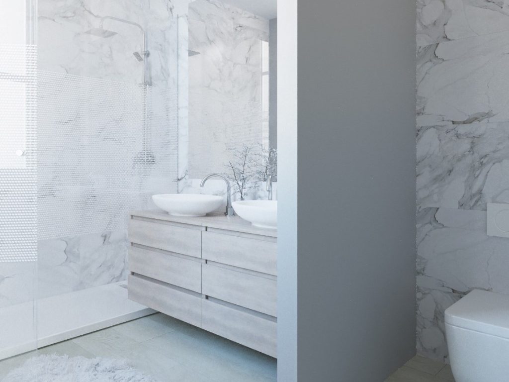 Estilo y funcionalidad: decorando apartamentos modernos 5 Decoración baño moderno y funcional