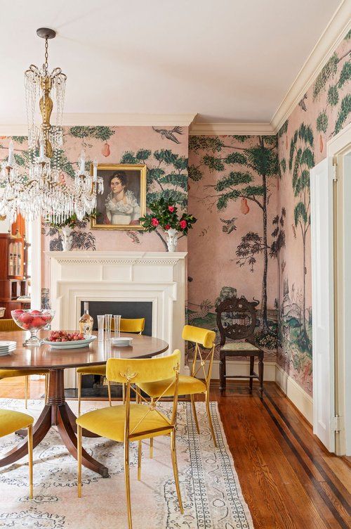 Inspiración decoración de interiores estilo romántico salón