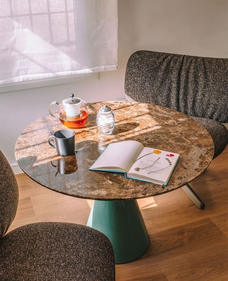 Mesa tapa mármol Sancal