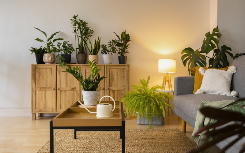 Uso de las plantas en la decoración interior 8 plantas-hogar