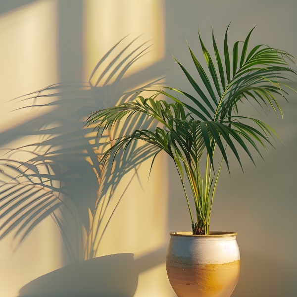 Uso de las plantas en la decoración interior 4 planta-palmera-kentia