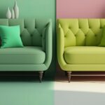 Cómo combinar sofás de dos colores diferentes