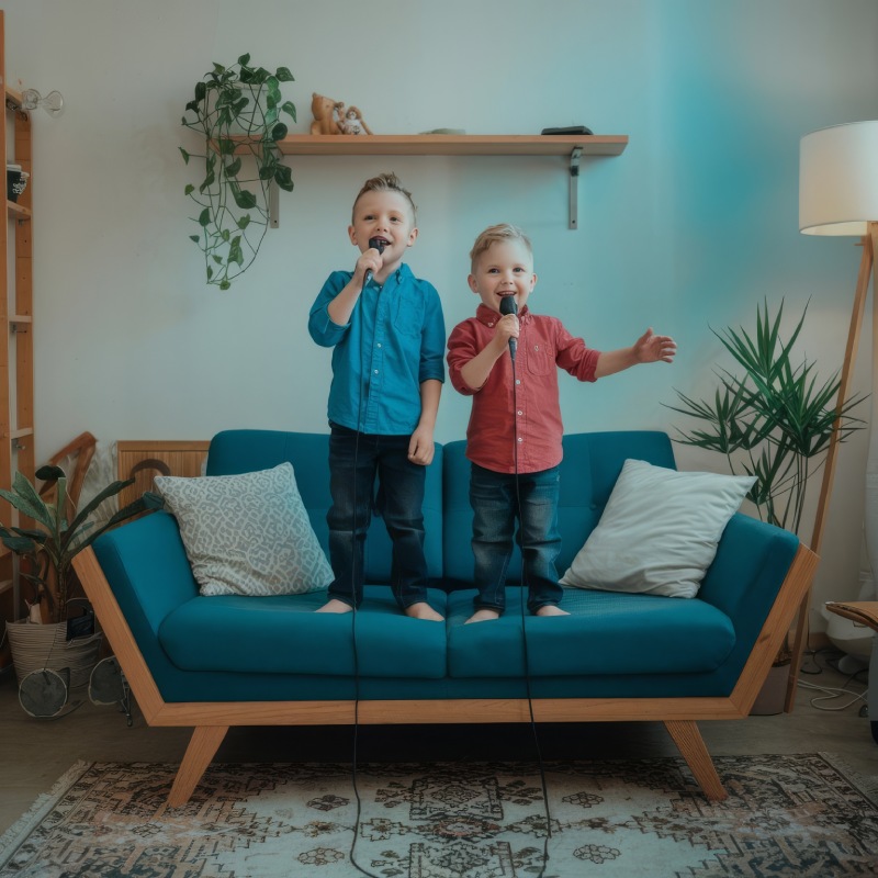 ¿Cuánto dura un sofá y cómo prolongar su vida útil? 3 ninos-sofa-hogar