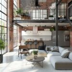 Estilo industrial en decoración: Loft industrial